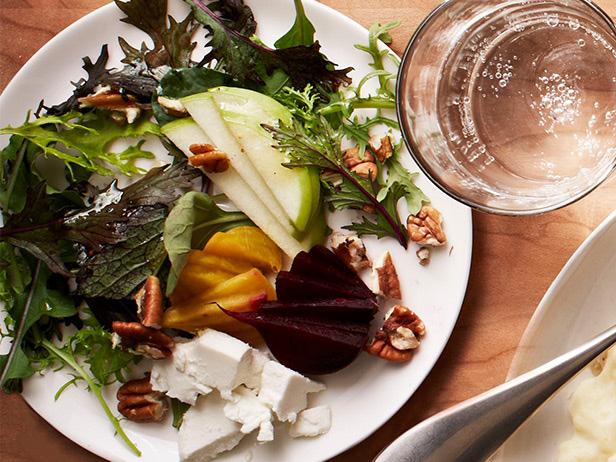 Zubereitung - Rote-Bete-, Apfel- und Ziegenkäsesalat