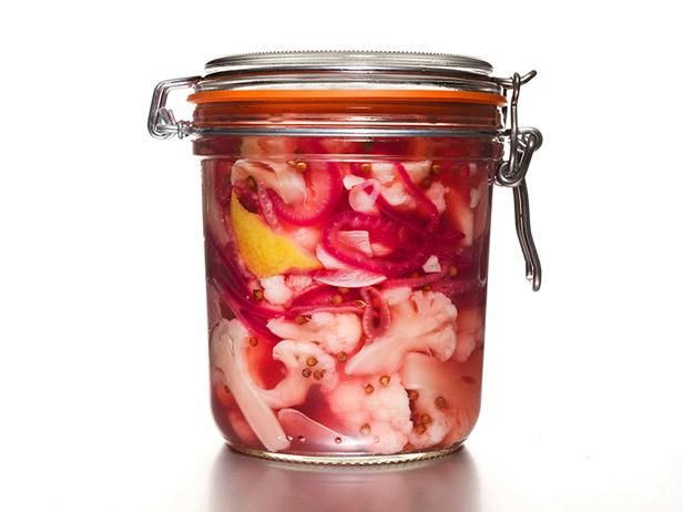 Zubereitung - Marinierter Blumenkohl mit roten Zwiebeln