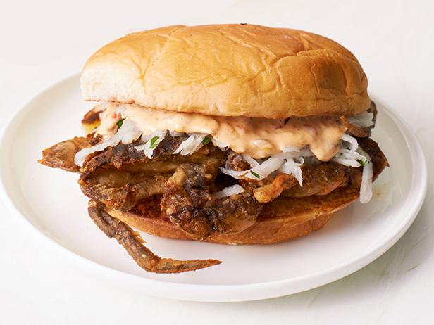 Zubereitung - Softshell-Krabben-Sandwiches mit Singapur-Salat