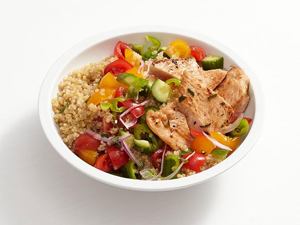 Zubereitung - Warmer Truthahn-Quinoa-Salat