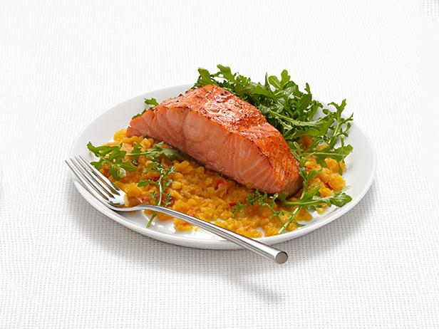 Zubereitung - Lachs mit Linsen-Curry