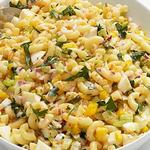 Pasta- und Eiersalat
