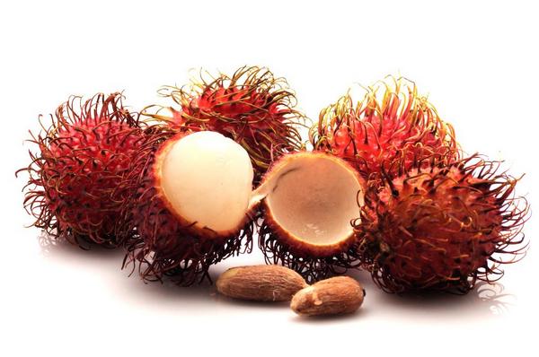 Exotische Frucht Rambutan