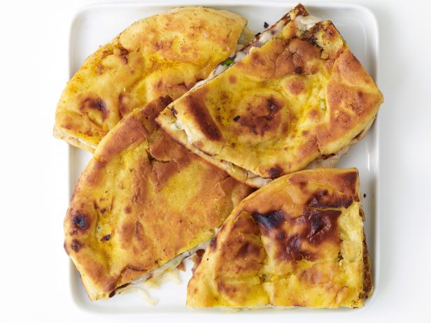 Zubereitung - Naan gefüllt mit Käse
