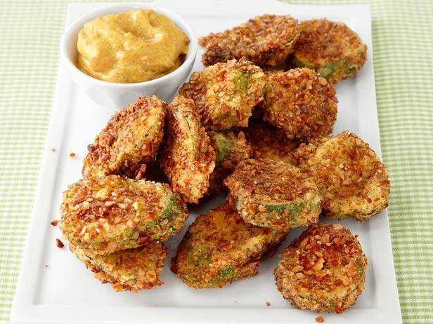 Zubereitung - Gurkenchips mit Senfsauce