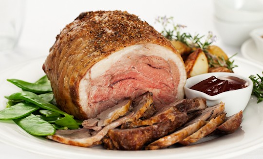 Zubereitung - Lammschulterbraten mit Kräutern