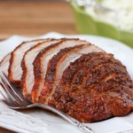 Schweineschinken mit Kräutern aus dem Schongarer