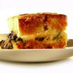 Lasagne mit Brot, Pilzen und Spinat
