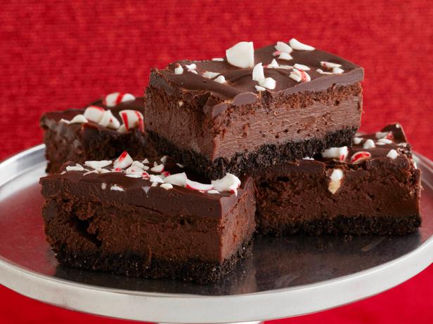 Rezept für Schokoladen-Käsekuchen mit Karamellbonbons
