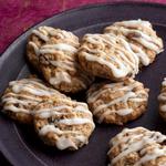 Haferflockenkekse mit Zuckerguss
