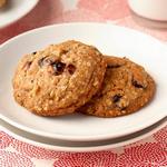 Haferflockenkekse mit getrockneten Cranberries