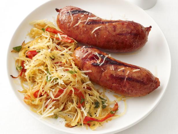 Zubereitung - Spaghetti-Kürbis mit Kupaty