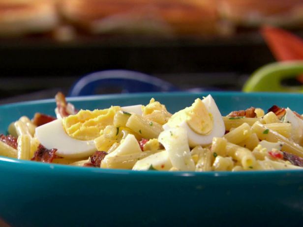 Zubereitung - Nudelsalat mit Speck und Eiern