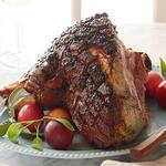 Ofengebackener Schweineschinken mit Apfelglasur