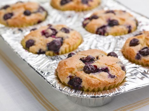 Rezept für Zitronen-Blaubeer-Muffins