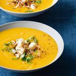 Geröstete Butternusskürbissuppe mit Curry