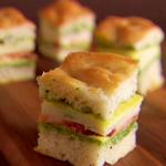 Italienische Mini-Club-Sandwiches