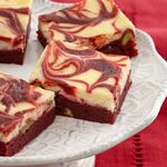 Red Velvet Swirl Brownies