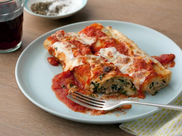 Zubereitung - Ricotta-Lasagne-Röllchen mit Marinara-Sauce