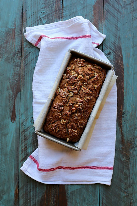 Rezept für Kürbisbrot mit Apfelwein, Rosinen und Walnüssen