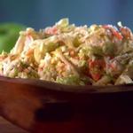 Krautsalat mit Apfel und Rosinen