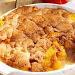 Pfirsich-Bourbon-Cobbler