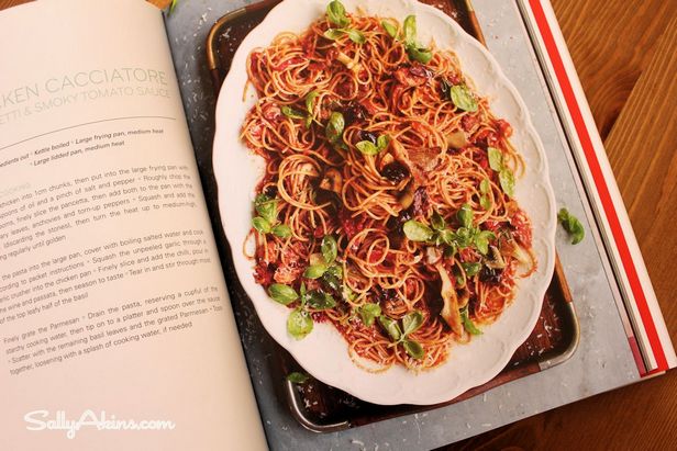 Come cucinare - Pollo alla cacciatora con spaghetti e funghi