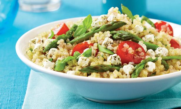 Zubereitung - Spargelsalat mit Quinoa und Olivenvinaigrette
