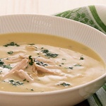 شوربة دجاج كريمية