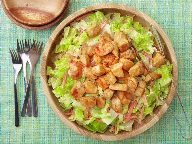 Zubereitung - Buffalo Chicken und Blauschimmelkäse-Salat