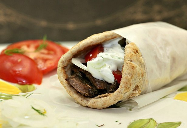 Zubereitung - Lamm-Gyros mit Tzatziki-Sauce