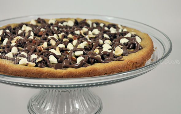 Wie man Schokoladenpizza zubereitet