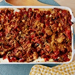 Pizza-Lasagne „Liebe für immer“