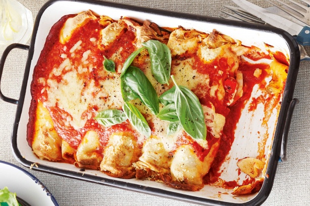 Rezept für gebackene Käsepfannkuchen