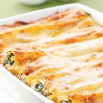 Manicotti mit Spinat