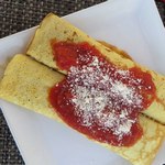 Manicotti mit Käse- und Fleischsoße