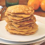 Vanillepfannkuchen mit Milch