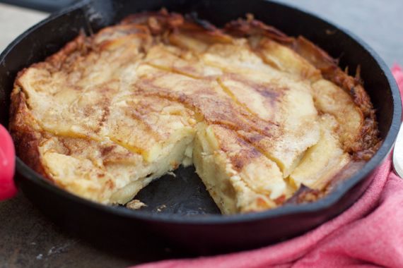 So gelingt's: Luftige Apfelpfannkuchen