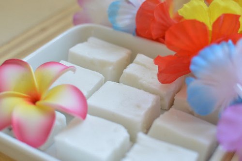 Zubereitung - Hawaiianisches Kokosnussdessert Haupia