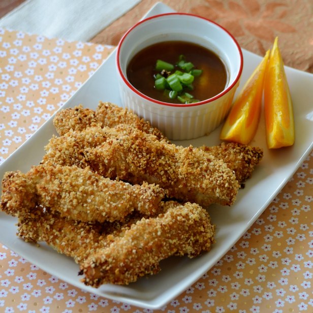 Zubereitung - Frittiertes Hähnchen mit Ingwersauce