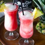 Hawaiian Lava Flow Cocktail