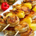 Jakobsmuscheln am Spieß „Pina Colada“
