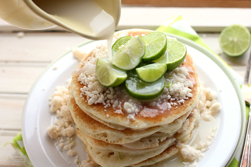 Zubereitung - Zarte Taro-Pfannkuchen mit Kokossirup