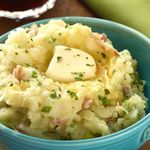 Traditionelles irisches Kartoffelpüree „Colcannon“