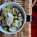 Irischer Kartoffelsalat mit Äpfeln