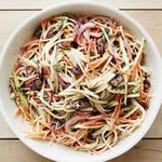 Kohlrabisalat mit Blauschimmelkäse