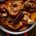 أفخاذ ديك رومي مطهوة ببطء