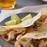 Taco mit Heilbutt und Escabeche-Sauce