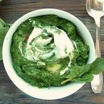 Aloo Palak – Kartoffelpüree mit Spinat