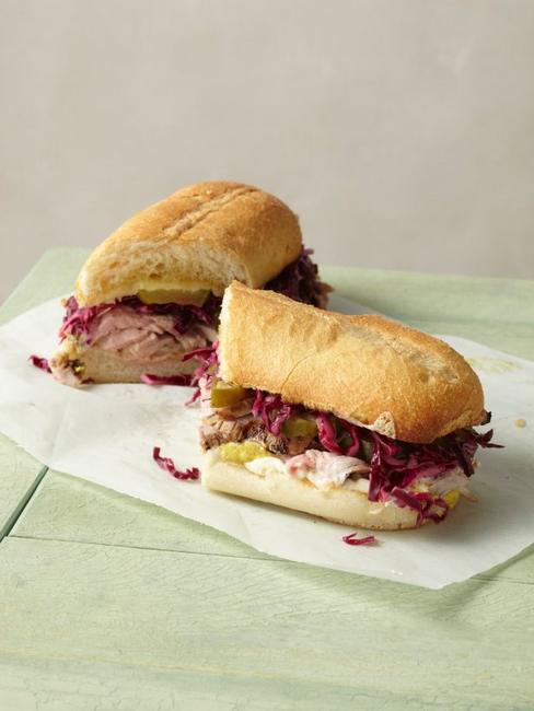 Zubereitung - Kubanisches Sandwich mit Rotkohlsalat